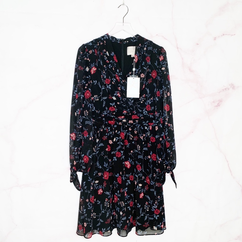 Gal Meets Glam Floral Long Sleeve Dress